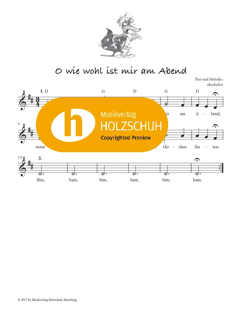 O wie wohl ist mir am Abend